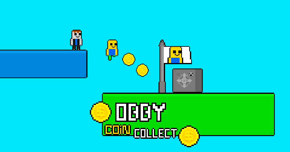 Obby vs Bacon Rainbow Parkour